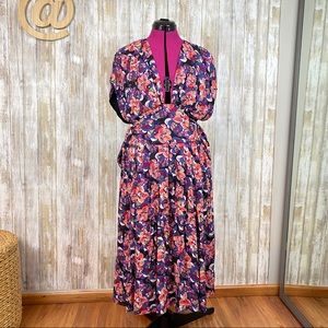 Free People Floral Midi Dress